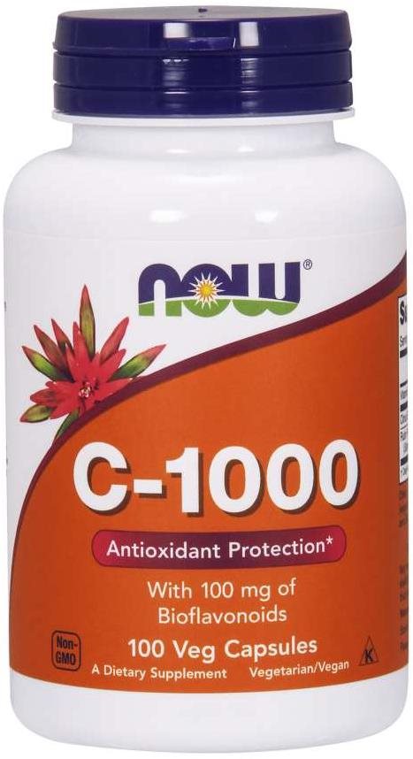 NOW Vitamin C-1000 s bioflavonoidy Vitamín C
