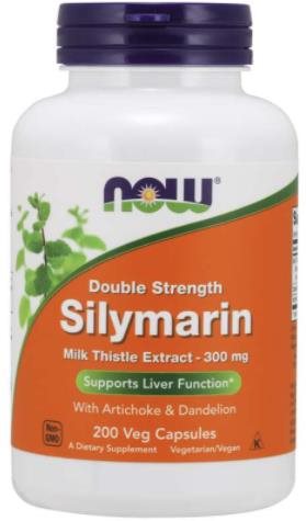 NOW Double Strength Silymarin milk thistle extract, 300 mg, 200...