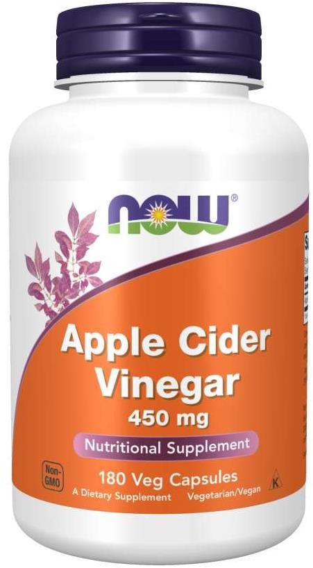 NOW Foods Apple Cider Vinegar (jablečný ocet) 450 mg Antioxidant