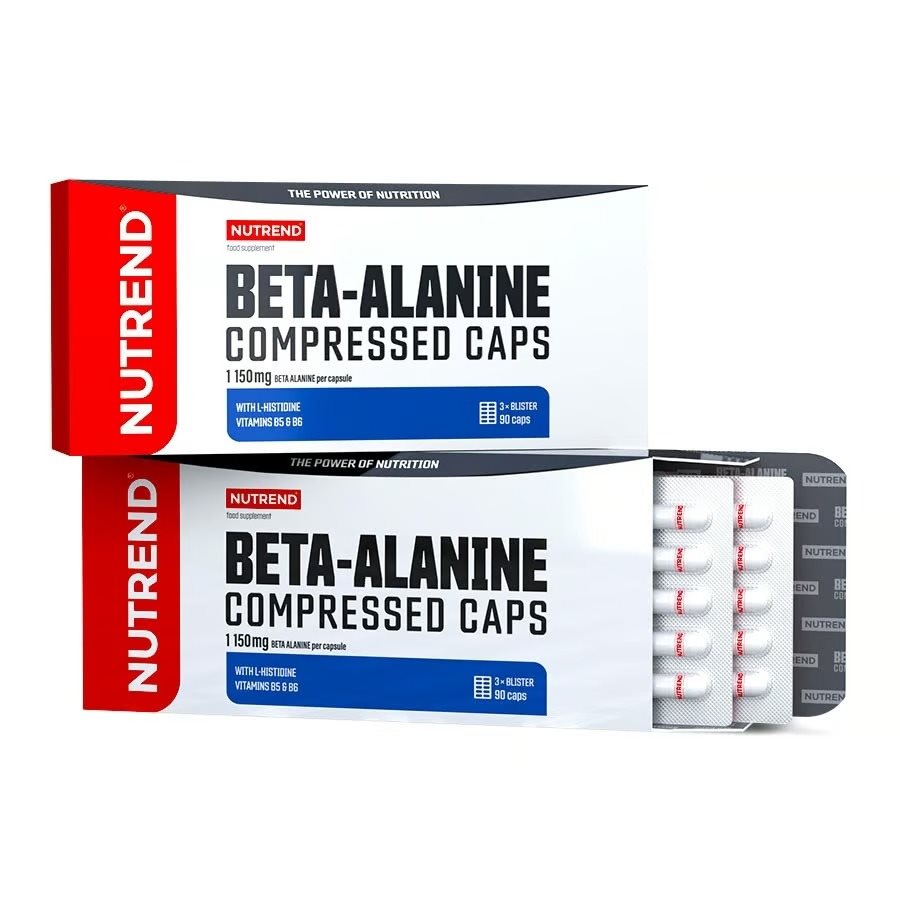 Nutrend Beta-Alanine Compressed caps, 90 kapsúl Aminokyseliny
