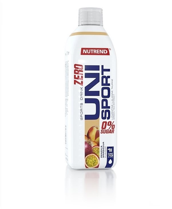 Nutrend Unisport Zero, 1000 ml, broskyňa a maracuja Iontový nápoj