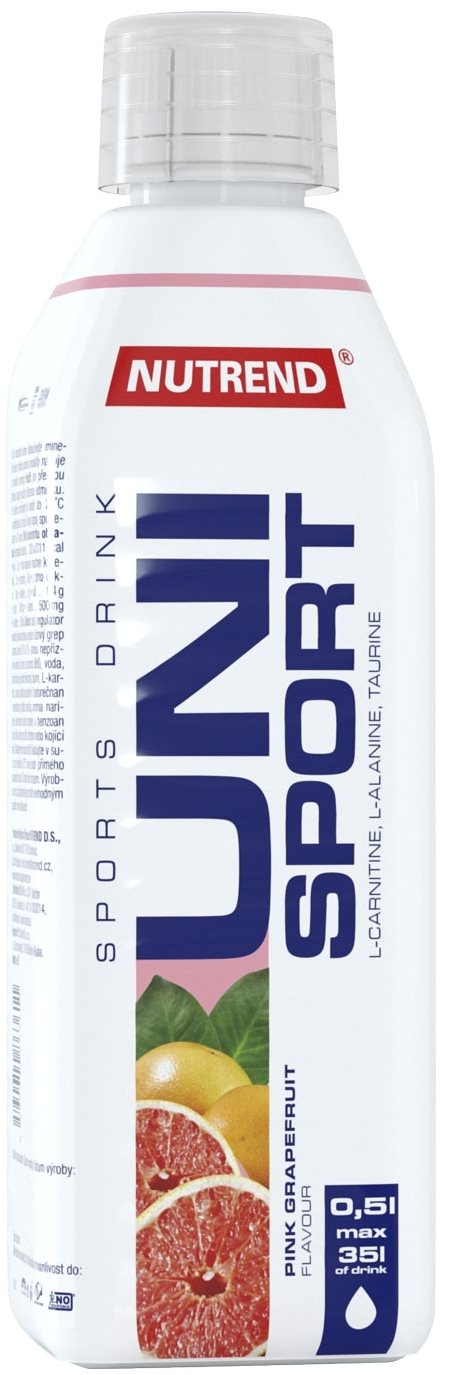 Nutrend Unisport, 1000 ml, pink grep Iontový nápoj