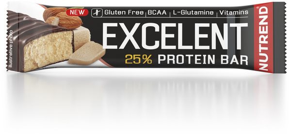 Nutrend EXCELENT protein bar, 85 g, marcipán s mandľami Proteínová...