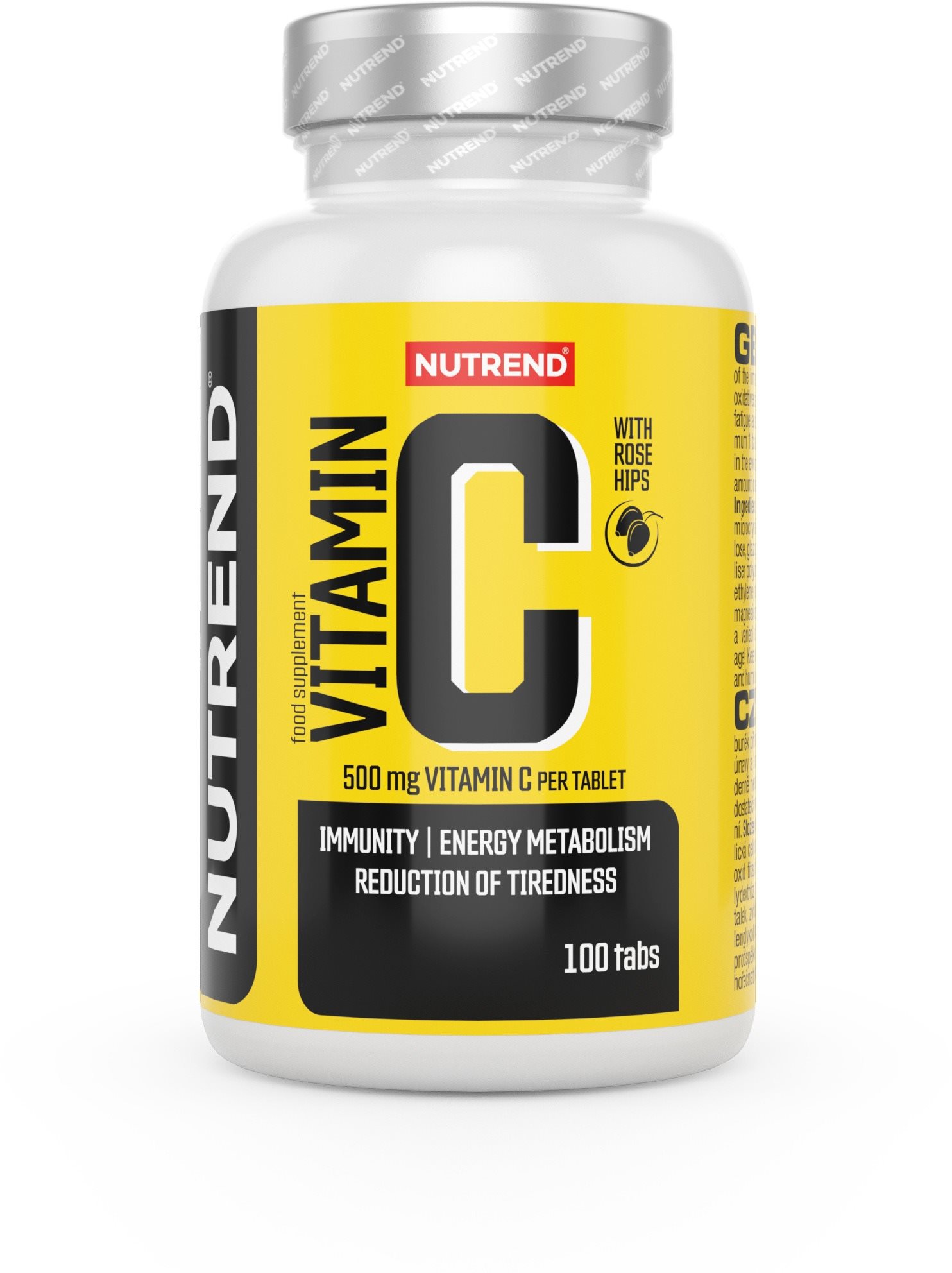 Nutrend C vitamin csipkebogyóval, 100 tabletta C-vitamin