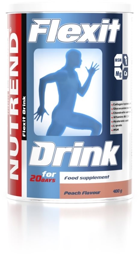 Nutrend Flexit Drink, 400 g, broskyňa Kĺbová výživa