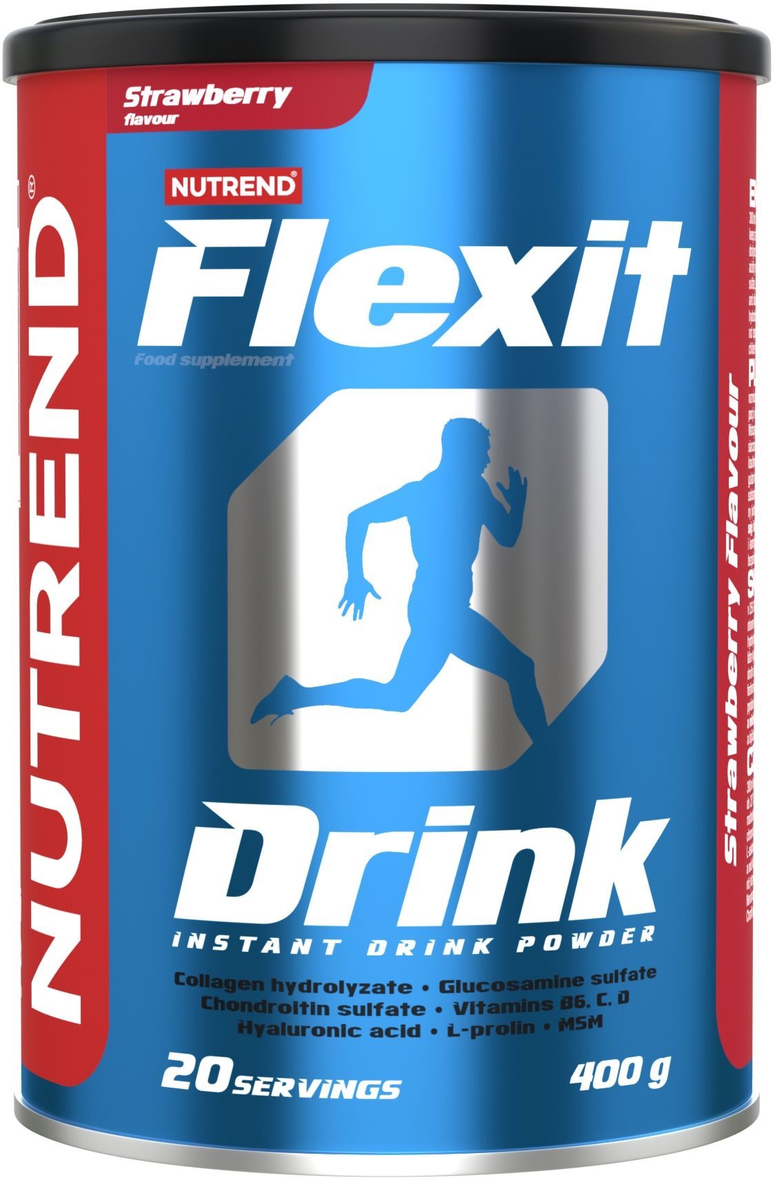 Nutrend Flexit Drink, 400 g, jahoda Kĺbová výživa