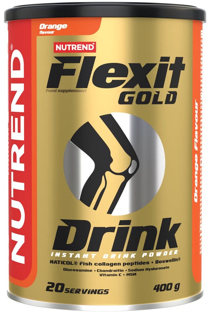 Nutrend Flexit Gold Drink, 400 g, pomaranč Kĺbová výživa