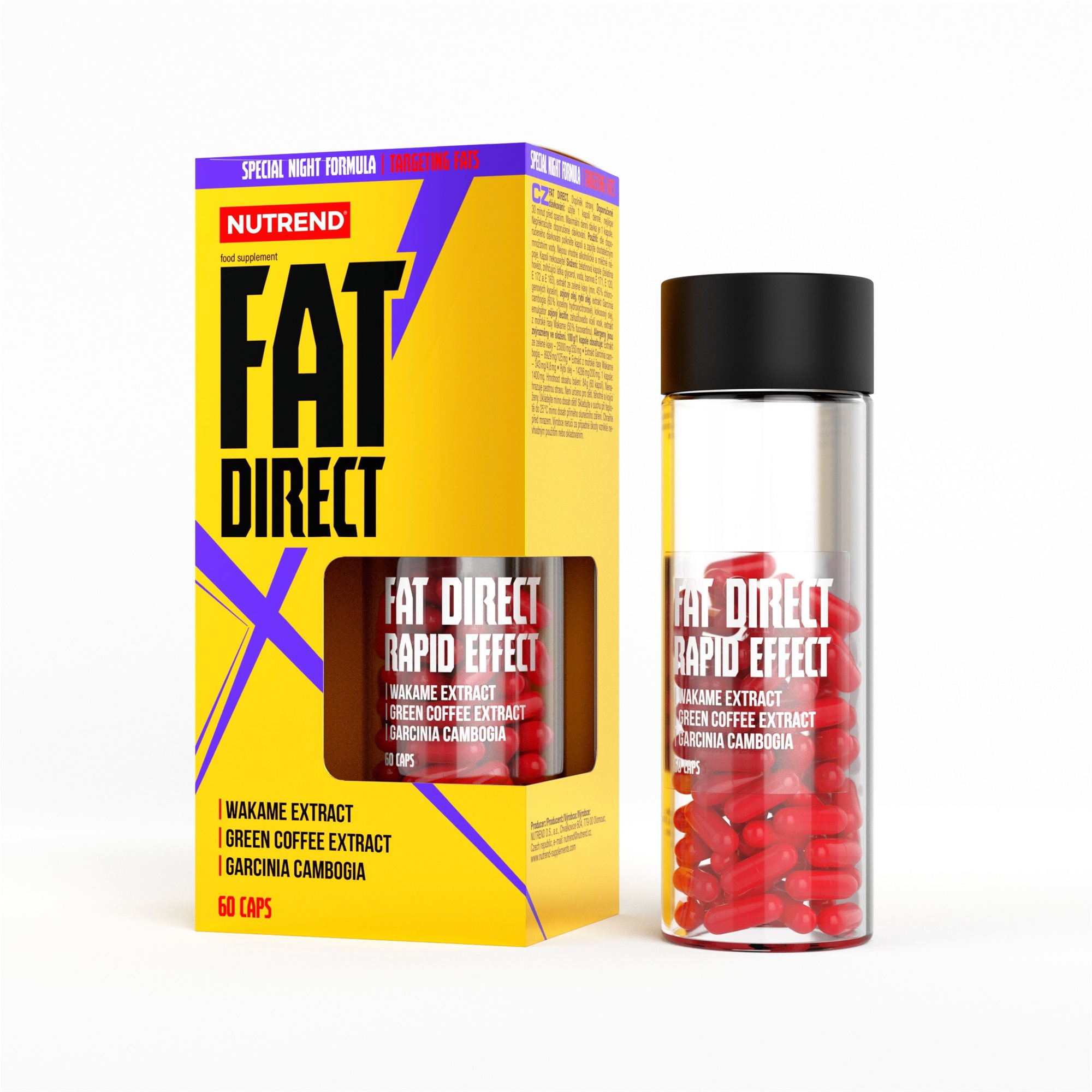 Nutrend Fat Direct, 60 kapsúl Spaľovač tukov