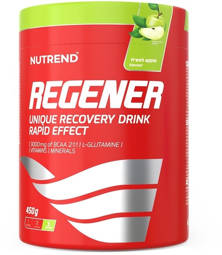 Nutrend Regener, 450 g, fresh apple Športový nápoj