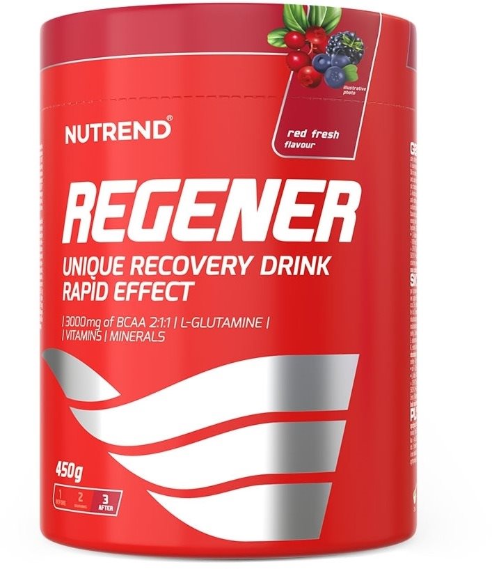 Nutrend Regener, 450 g, red fresh Športový nápoj