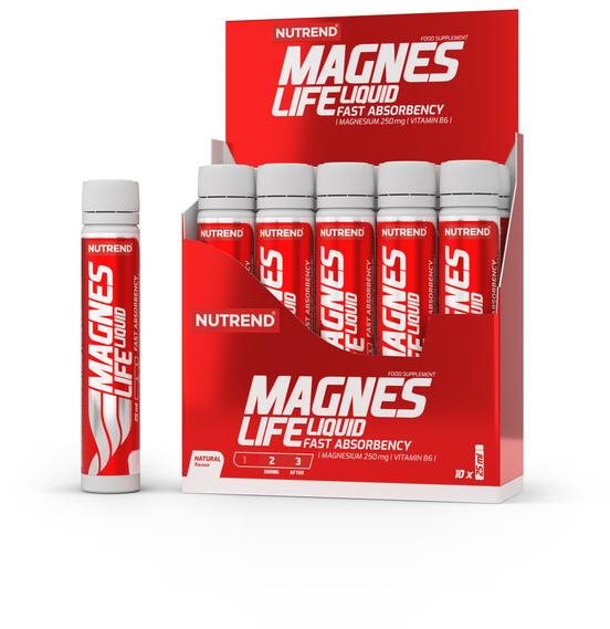 Nutrend MAGNESLIFE, 10× 25 ml, natural Magnézium