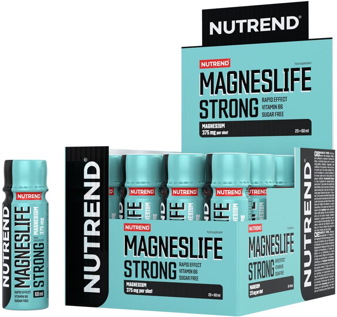 Nutrend Magneslife Strong, 20× 60 ml Magnézium