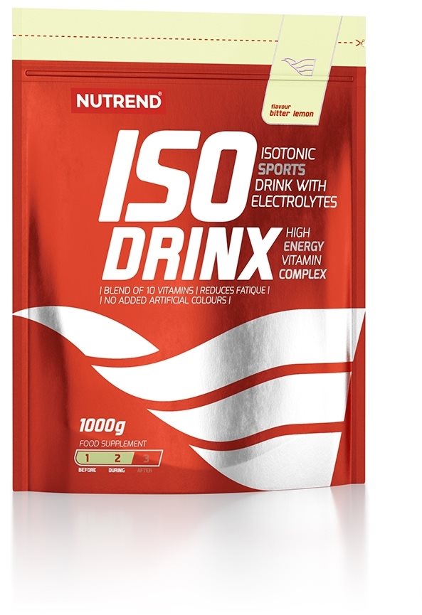 NUTREND ISODRINX, 1000 g, Bitter lemon Iontový nápoj