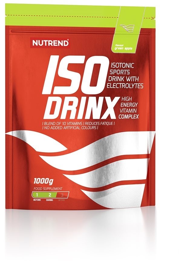 NUTREND ISODRINX, 1000 g, Zelené jablko Iontový nápoj