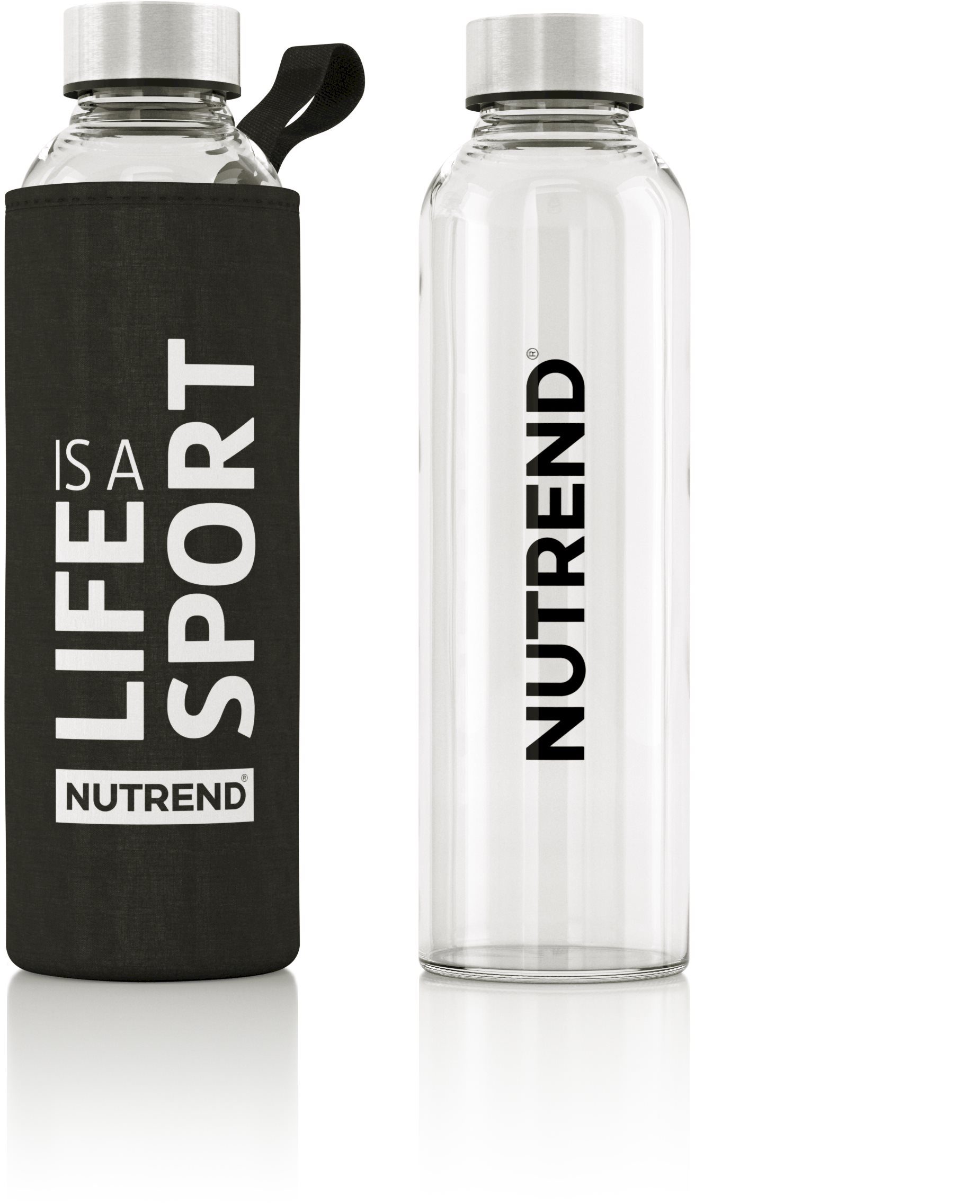 Nutrend sklenená fľaša 2018, 500 ml Fľaša na vodu