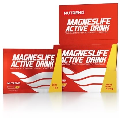 Nutrend Magneslife Active Drink, 10× 15 g, citrón Športový nápoj