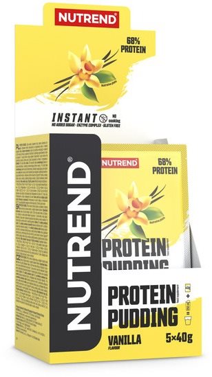 Nutrend Protein Pudding 5× 40 g, vanilka Puding
