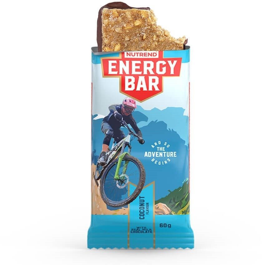 Nutrend Energy bar 60 g, kokos Energetická tyčinka