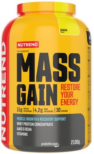 Nutrend Mass Gain 2 100 g, banán Gainer