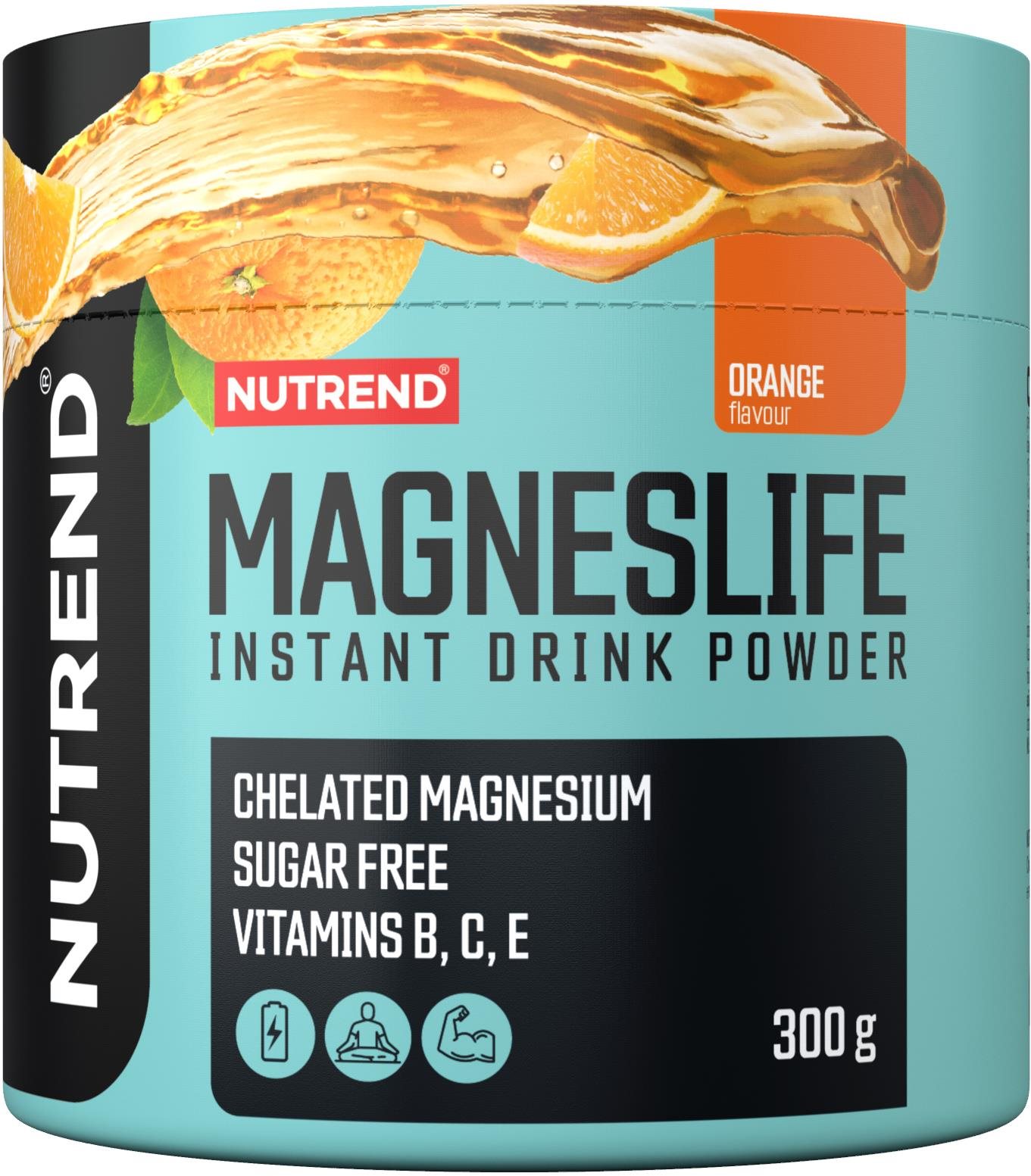 Nutrend Magneslife instant drink powder 300 g, pomaranč Športový...