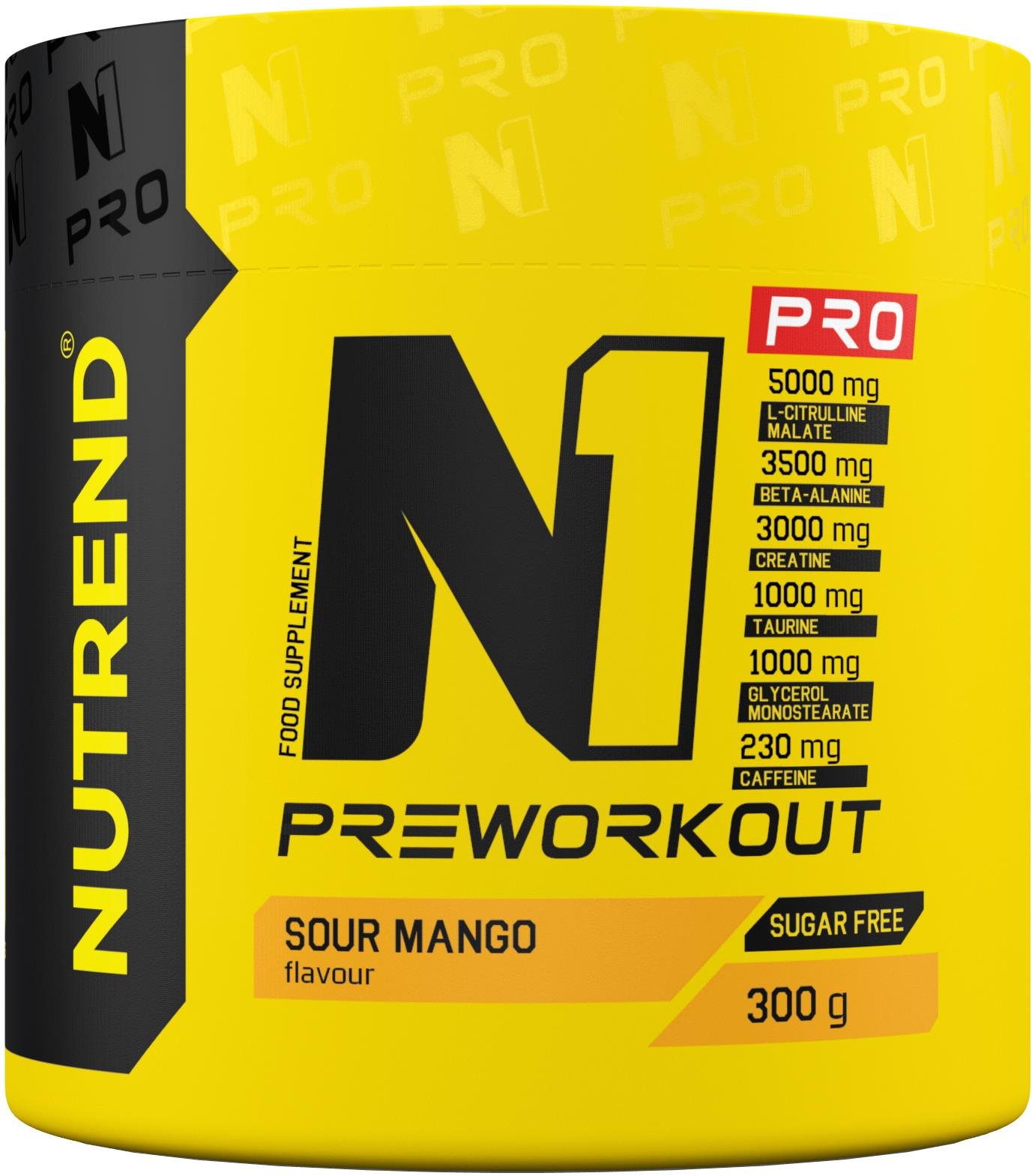 Nutrend N1 PRO, 300 g, sour mango Anabolizér