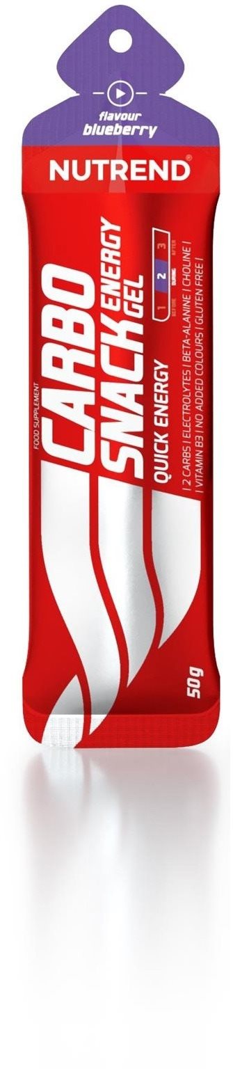 Nutrend Carbosnack vrecko 50 g, čučoriedka Energetický gél