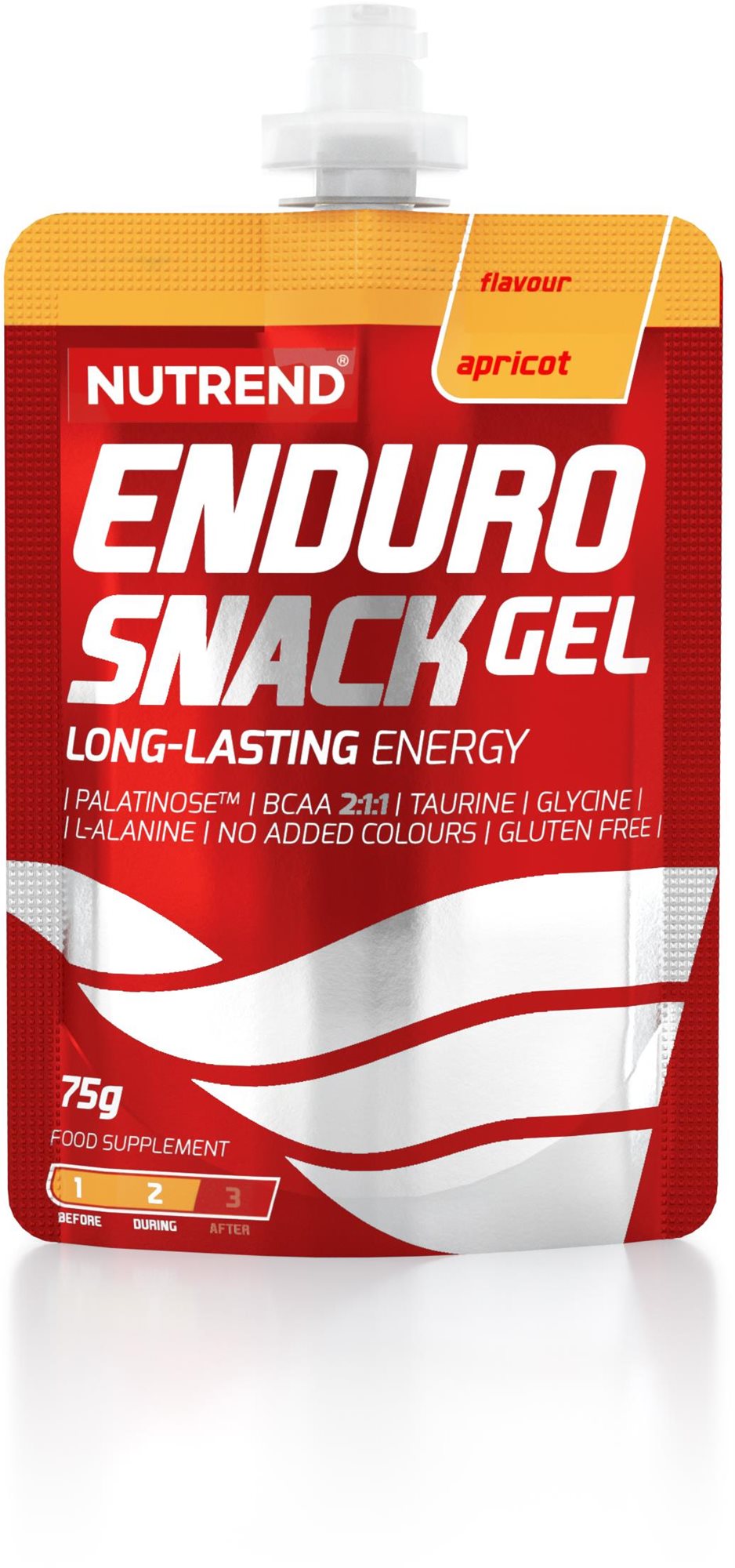 Nutrend Endurosnack vrecko 75 g, marhuľa Energetický gél