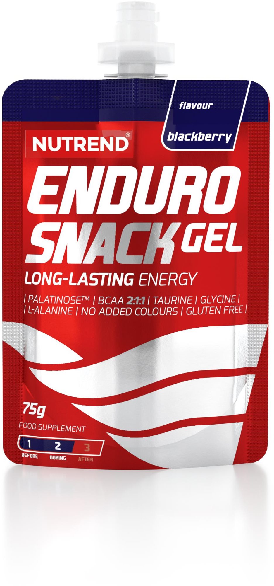 Nutrend Endurosnack vrecko 75 g, černica Energetický gél