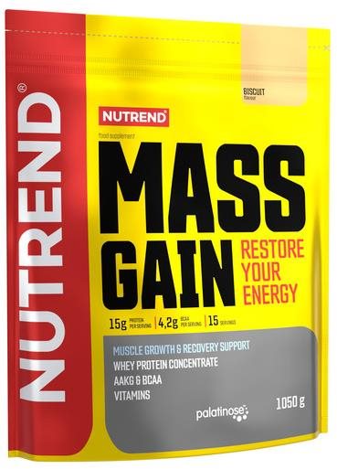 Nutrend Mass Gain 1050 g, biscuit Gainer