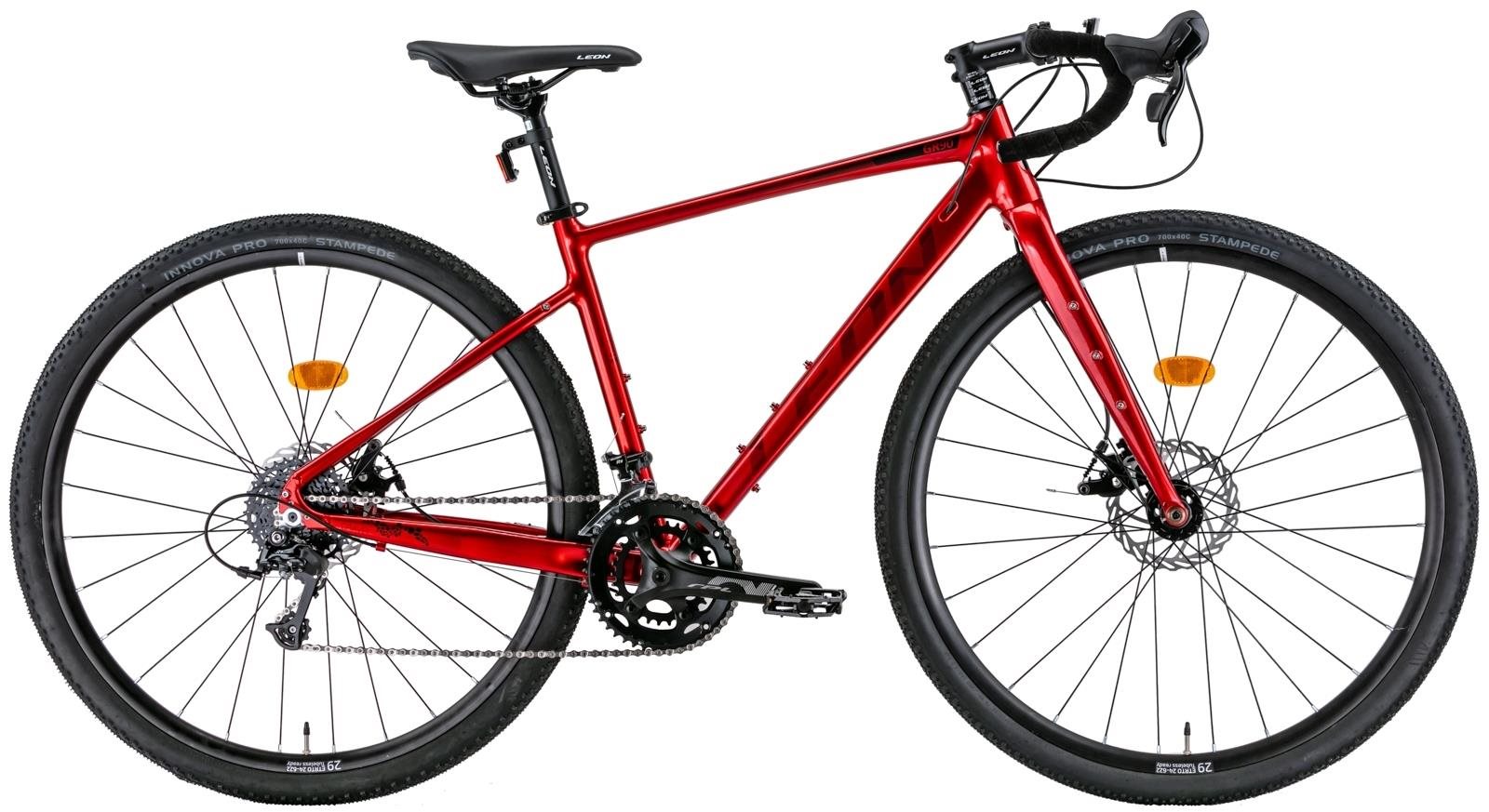 LEON GR 90 L piros Gravel kerékpár