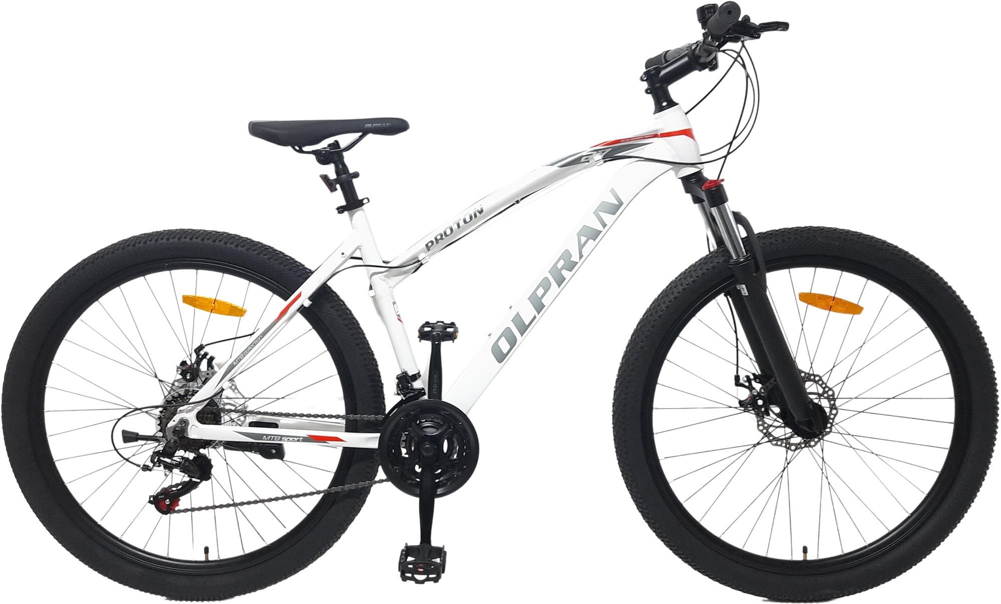 Proton 27,5" 2023 biela/červená Horský bicykel