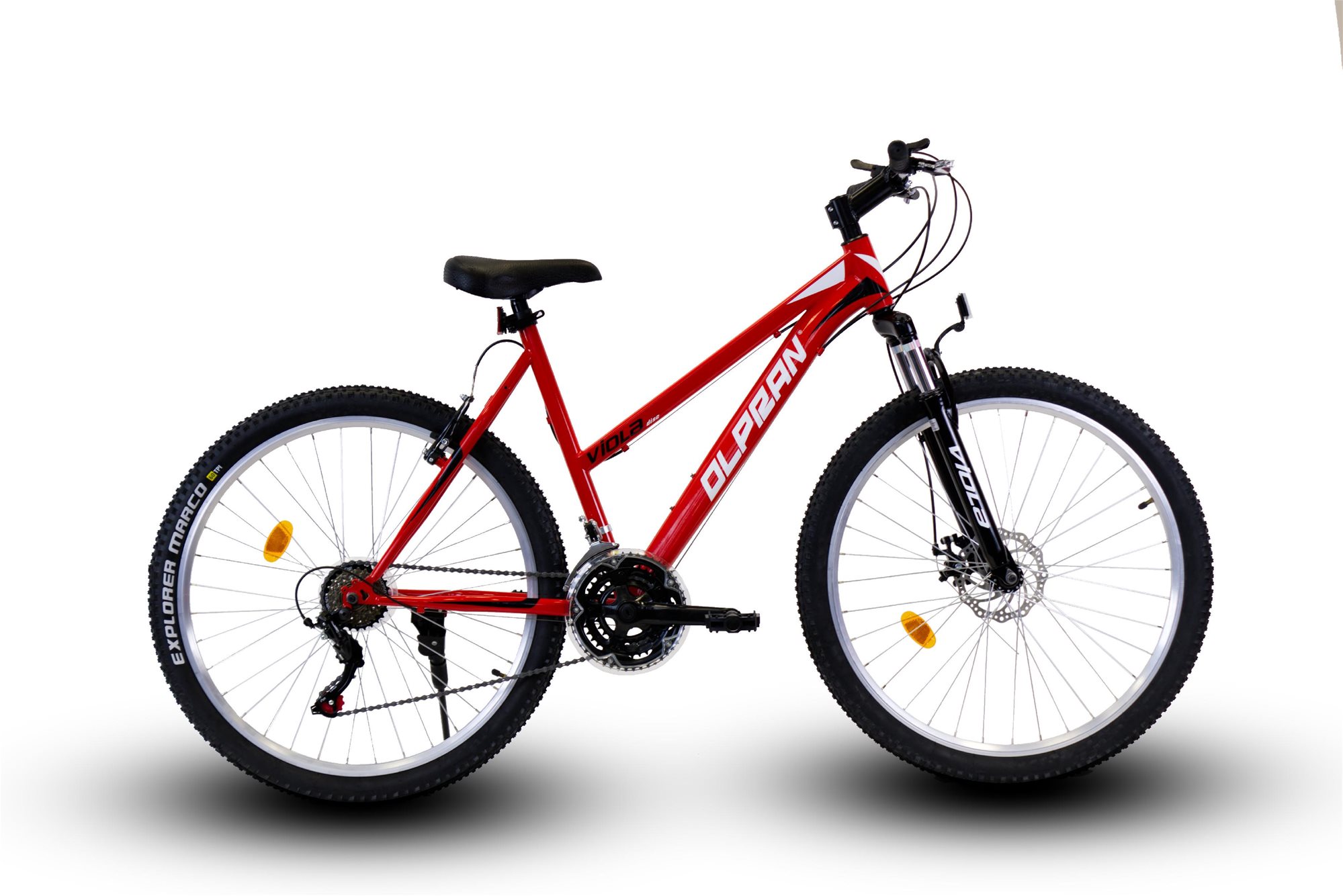 Olpran 27,5" Viola Sus Disc Lady červená / biela Horský bicykel