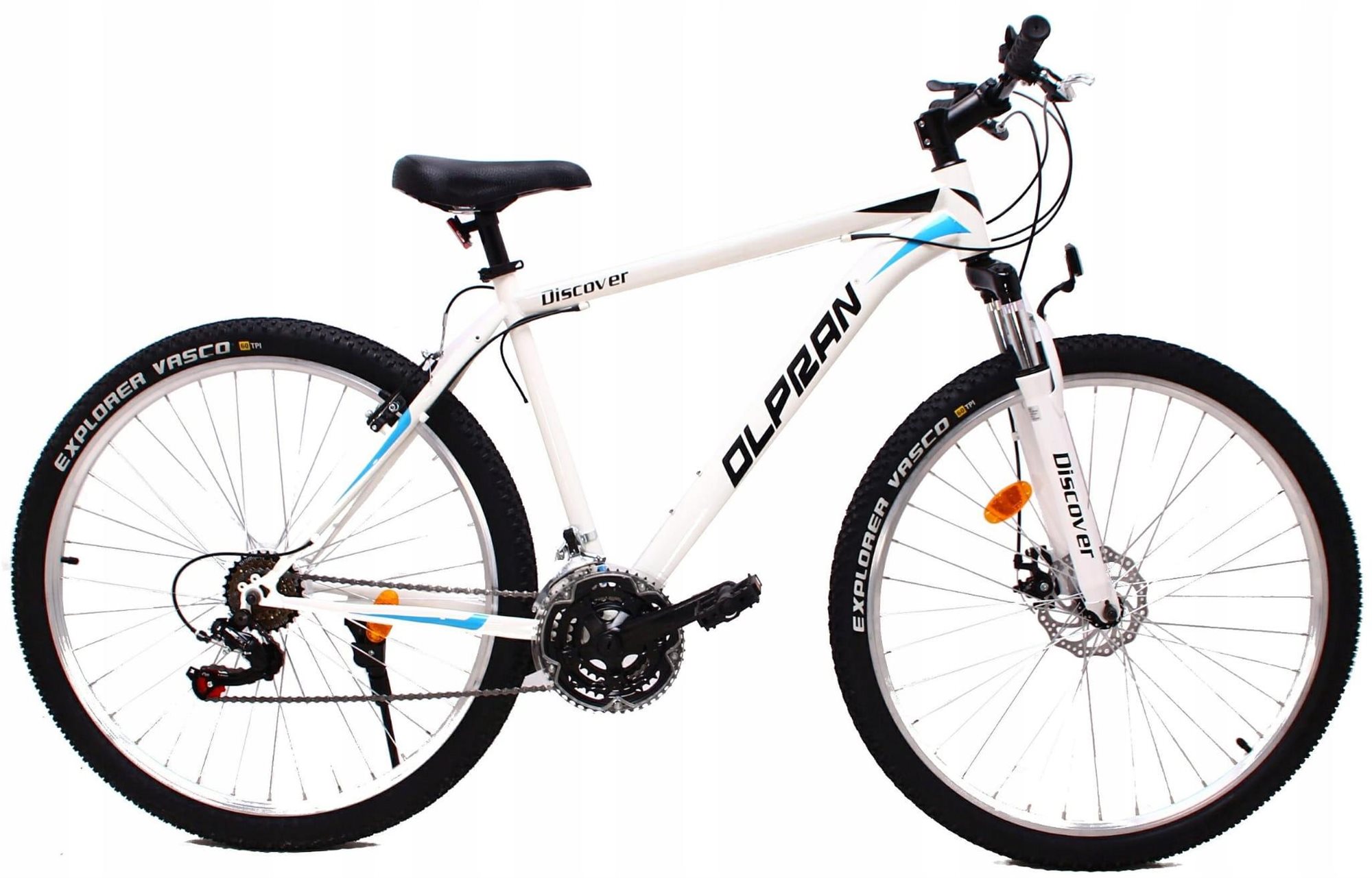 Olpran 29" Discover Sus Disc bílá/modrá  Horské kolo