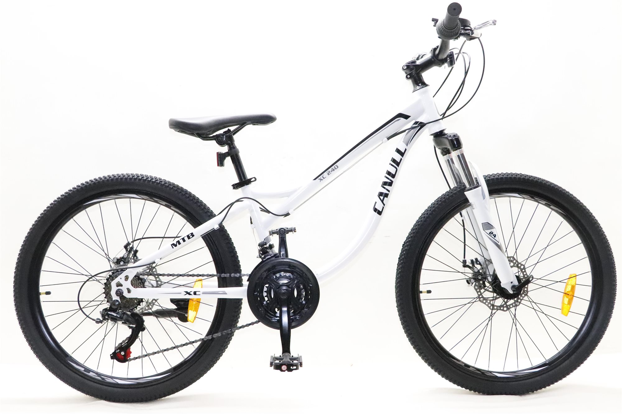 Canull XC 240 bílá/černá 24" Dětské kolo