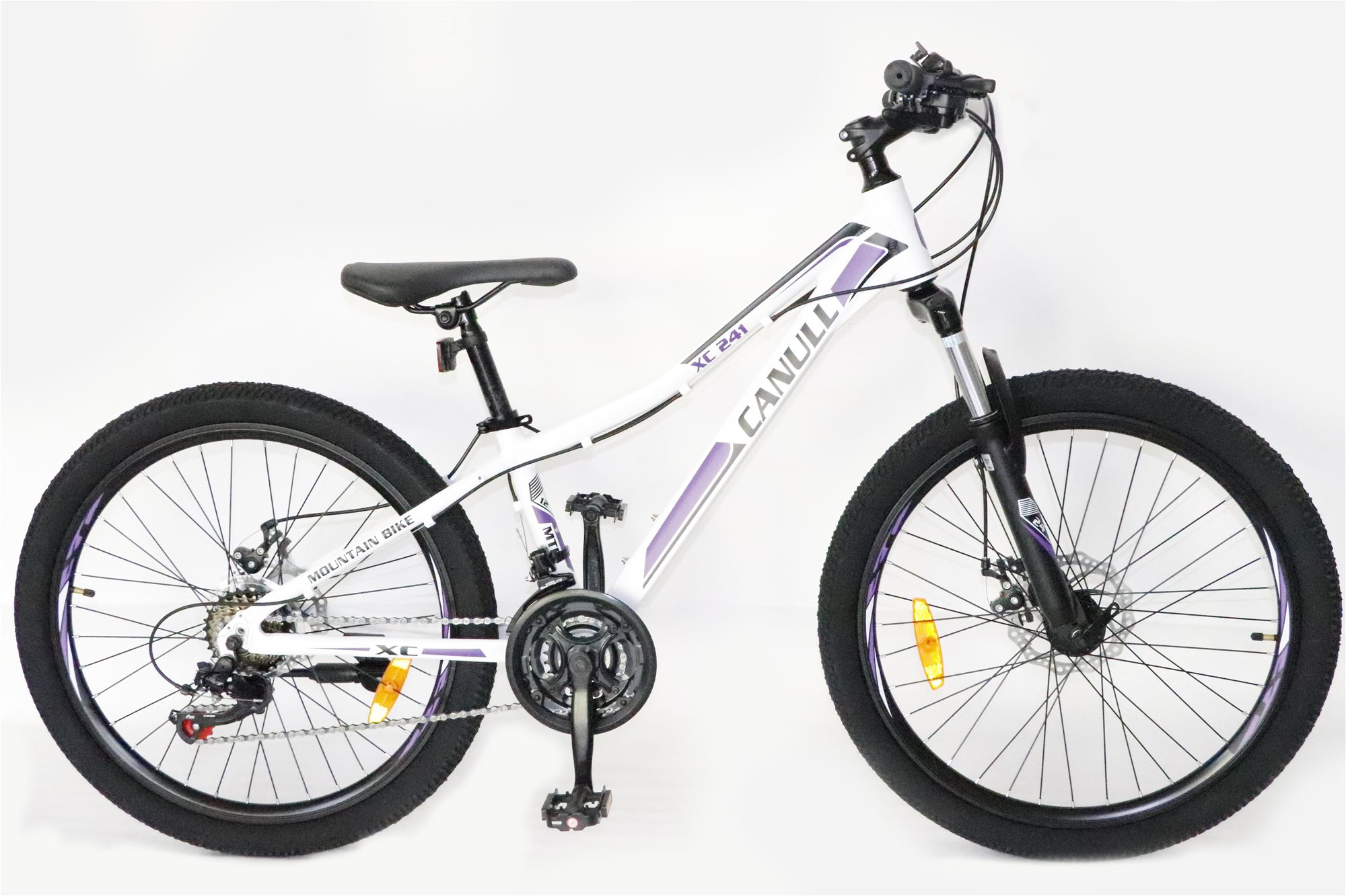 Canull XC 241 bílá/fialová 24" Dětské kolo
