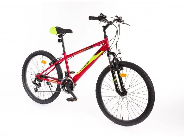 Olpran 24" Falcon sus Gentle – červený Detský bicykel