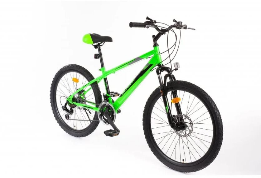 Olpran 24" Spirit sus full disc Gentle - zelená  Dětské kolo