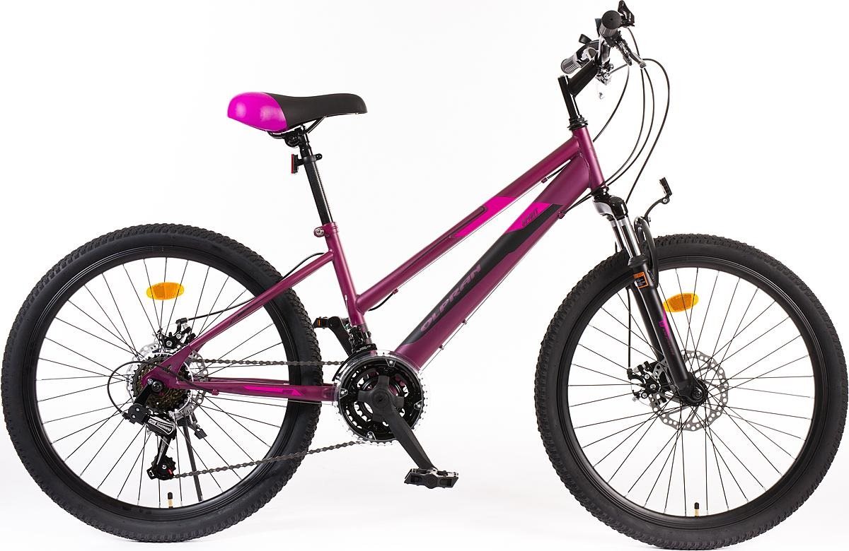 Olpran 24" Spirit sus full disc Lady - fialová  Dětské kolo