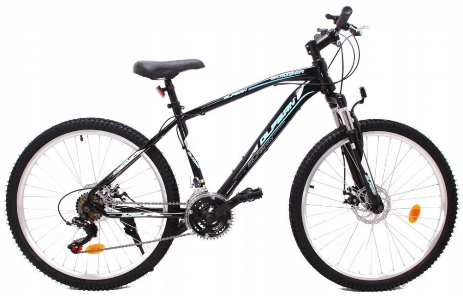 Olpran 26" Bomber Sus Full Disc Gentle (Forever) Čierna/Modrá – Alu...