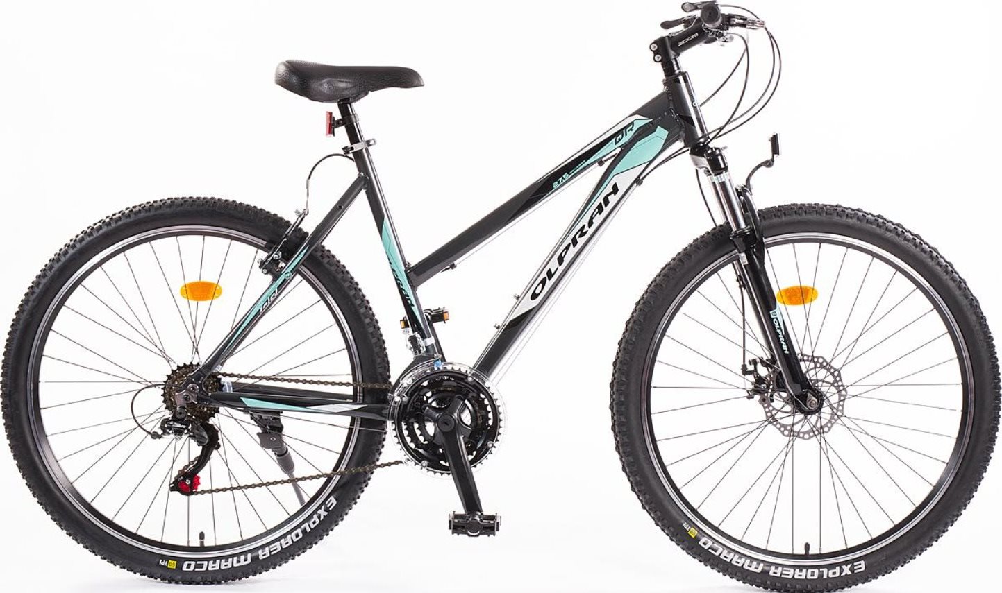 Olpran 27,5" Viola Sus Disc Lady fekete/zöld - Alu Mountain bike