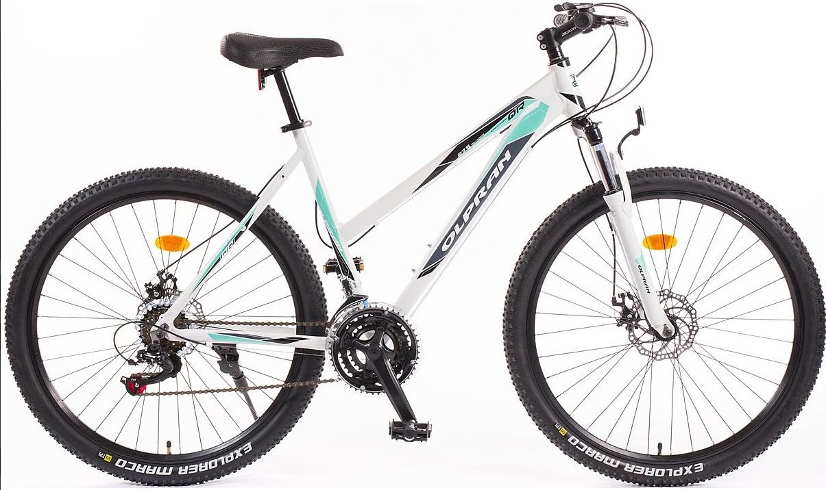 Olpran 27,5" Viola Sus Full Disc Lady Bílá/Modrá  - Alu Horské kolo