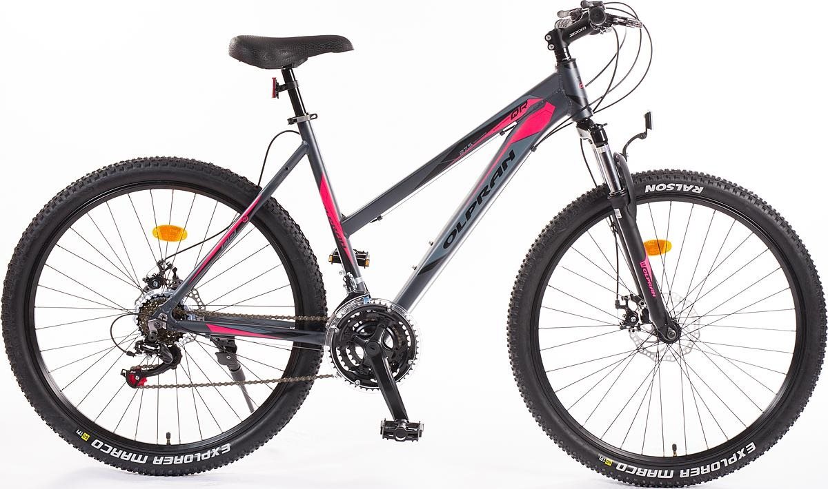 Olpran 27,5" Viola Sus Full Disc Lady szürke/rózsaszín - Alu...