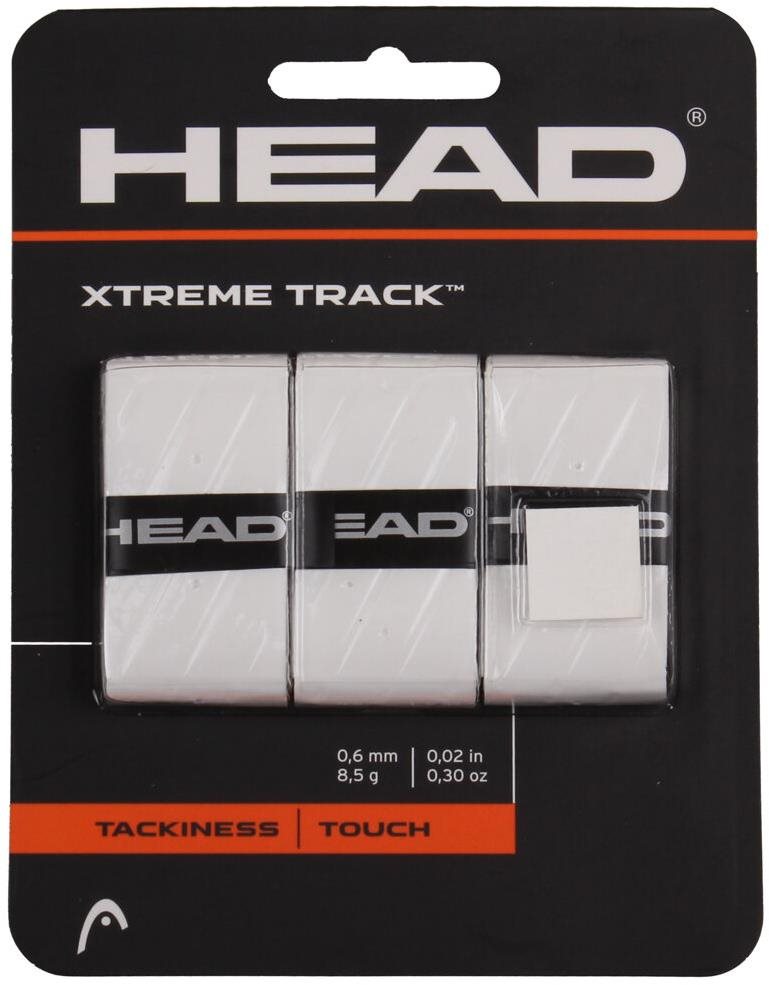 HEAD Multipack 4 ks XtremeTrack overgrip omotávka tl. 06 mm bílá...