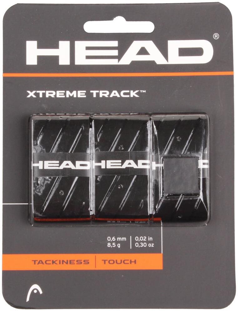 HEAD Multipack 4 ks XtremeTrack overgrip omotávka tl. 06 mm černá...