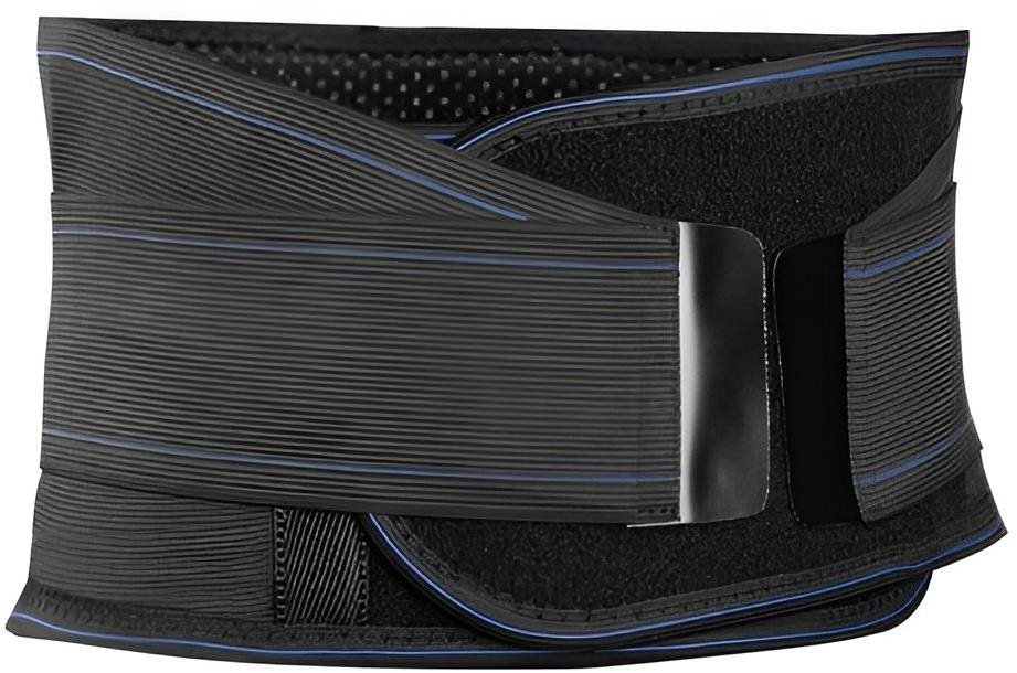 ISO Magnetický bedrový pás 23 magnetov 100 cm čierny Fitness opasok