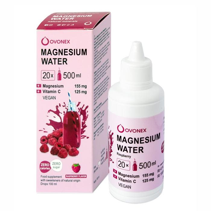 Ovonex Magnesium Water Raspberry 100 ml Magnézium