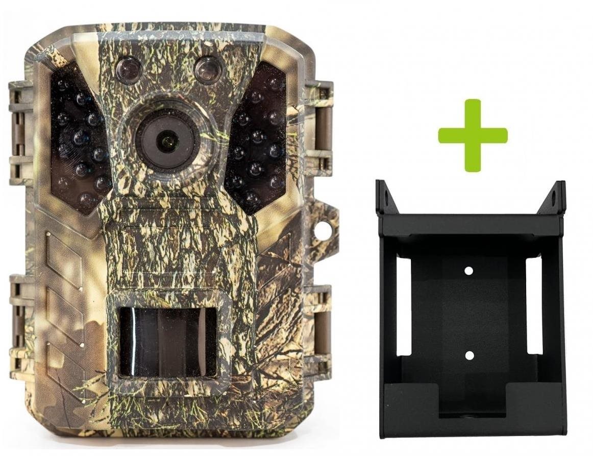 OXE Gepard II, kovový box, 32GB SD karta a 4 ks baterií Fotopasca