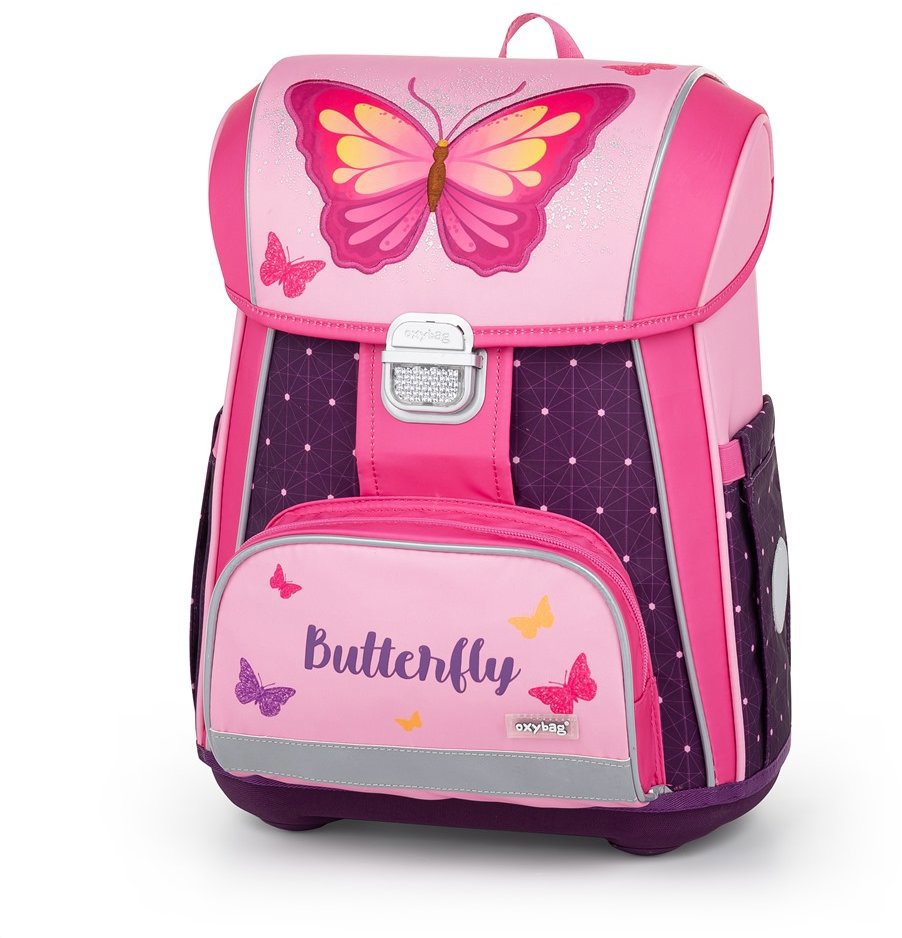 Oxybag Školní batoh Premium  Motýl Školní batoh