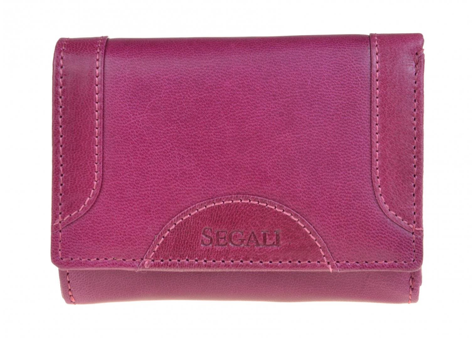 Dámska kožená peňaženka SEGALI 7196 B fucsia Peňaženka