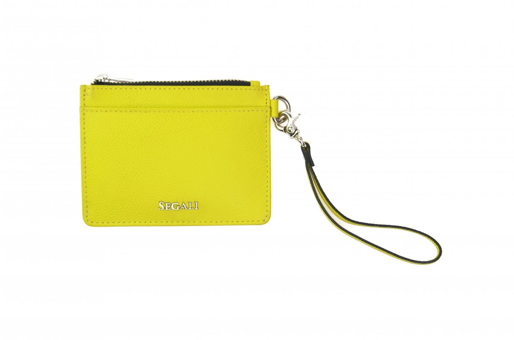 Kľúčenka kožená SEGALI 7290 A neon lime Puzdro na osobné veci